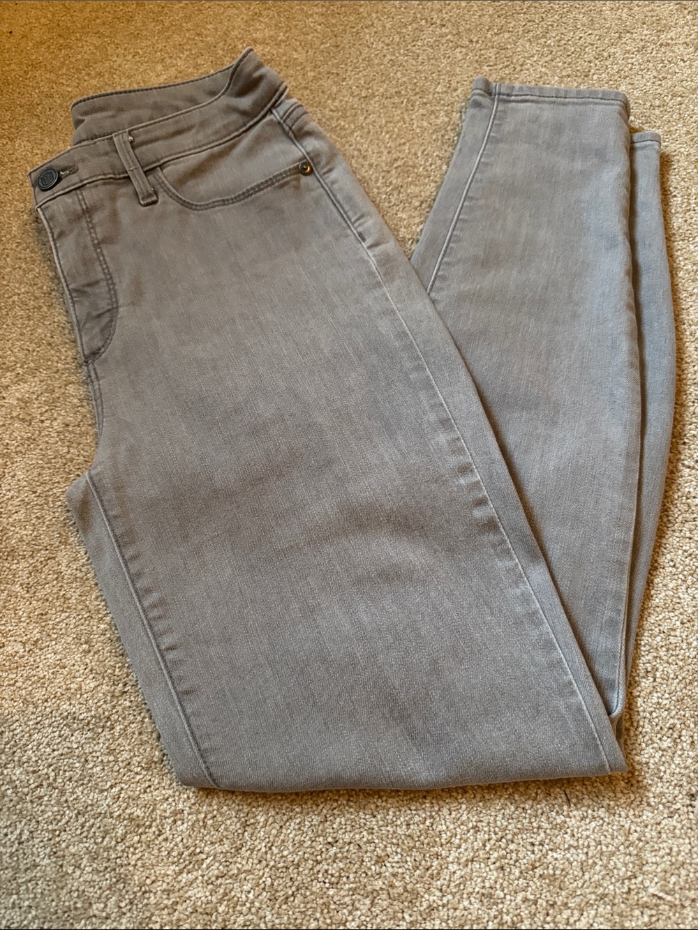 Talbots High-Rise Gray High Rise Jegging Ankle